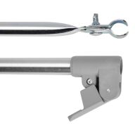 Verandastange Stahl verstellbar für Größe 9 - 14 (195 - 280 cm)