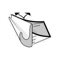 Regenrinne Drip Stop, weiß, 300 cm