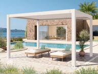 Pergola Deluxe 3 x 4m weiß