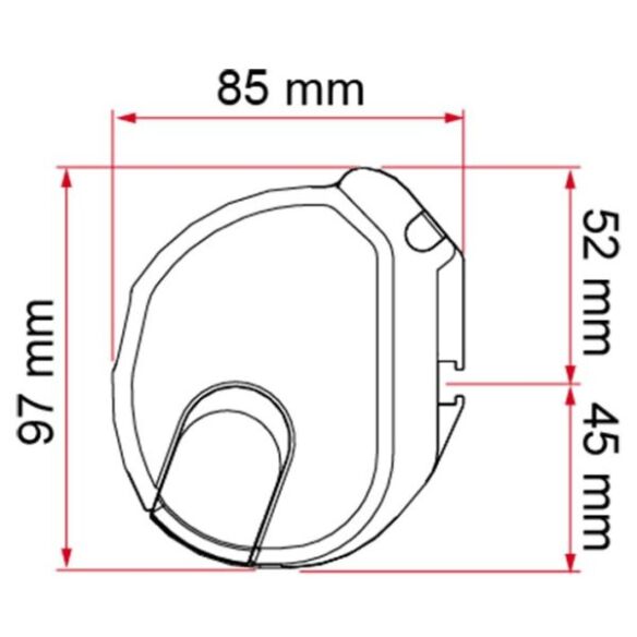 Fiamma F35 200 Schwarz Royal Grey