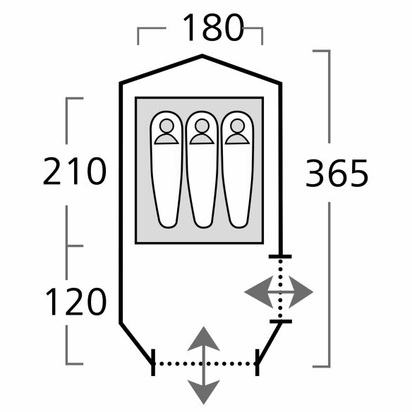 Kuppelzelt Kira 3.1