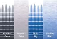 Thule Omnistor 8000 5,00 Tuch Mystic Grau Gehäuse weiß