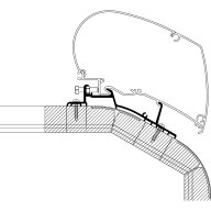 Roof Adapter LMC Explorer / Cruiser ab Baujahr 2018, Länge 4 m