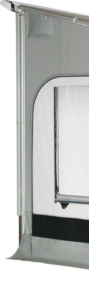 Diagonalstützen zwischen Mast- und Klemmprofil erhöhen die Stabilität. Profile mit doppelten Gummilippen dichten das Zelt zur Fahrzeugwand perfekt ab. Diagonalstützen zwischen Mast- und Klemmprofil erhöhen die Stabilität. Profile mit doppelten Gummilippen dichten das Zelt zur Fahrzeugwand perfekt ab.